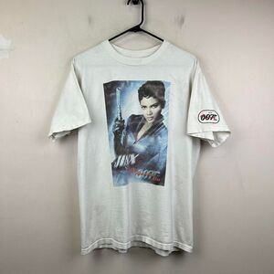 Vintage James Bond Die Another Day Movie Promo T-Shirt Halle Berry Rare Size L